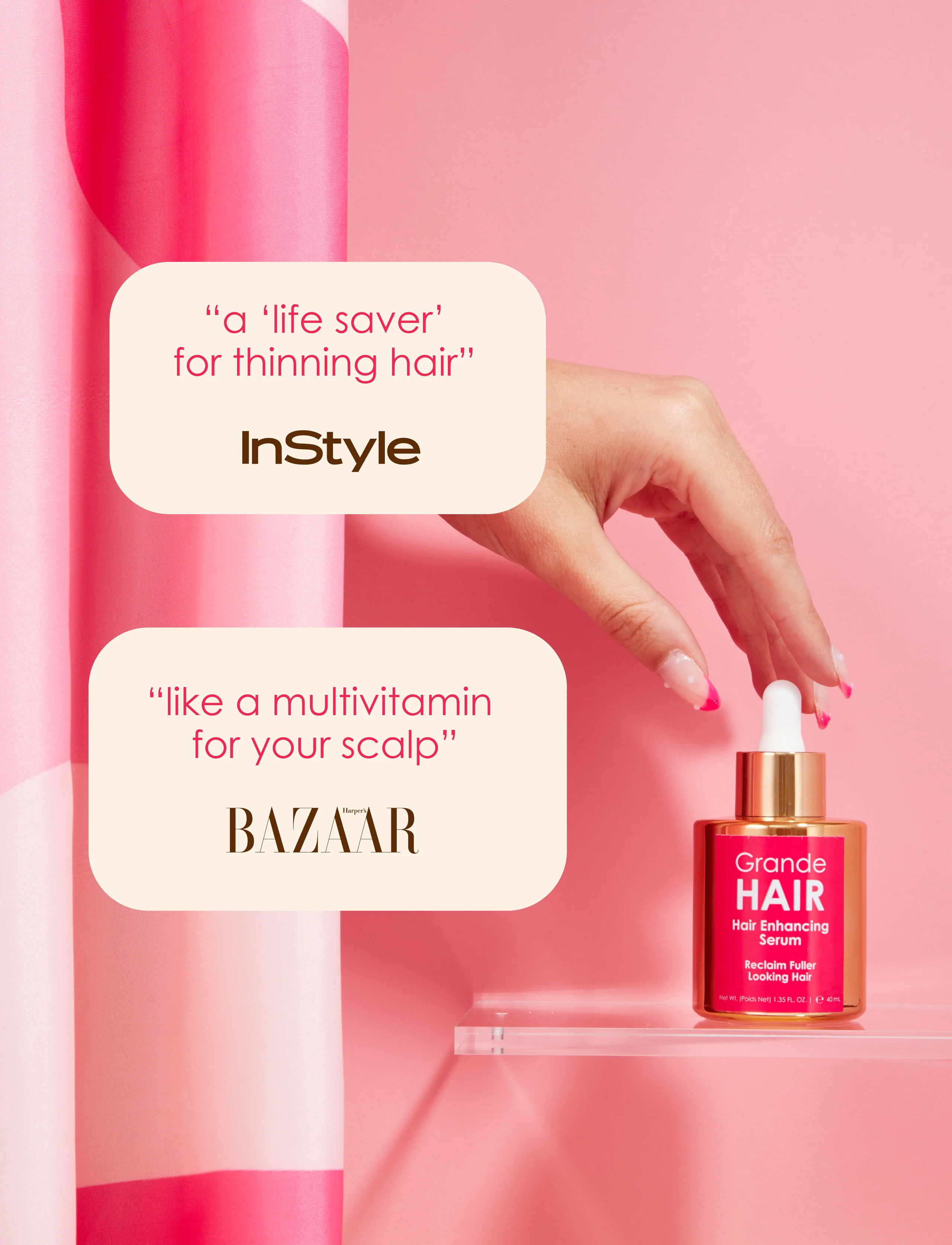 Grande Cosmetics Hair Enhancing Serum