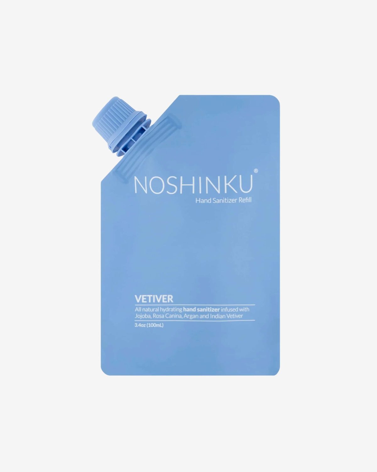 Noshinku - Natural Hand Sanitizer Pouch Refill - Vetiver